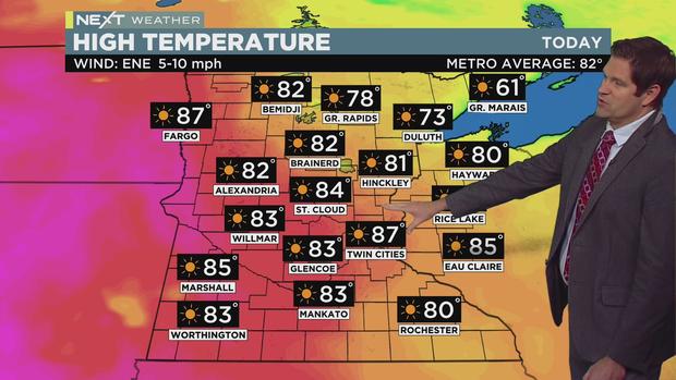 Next Weather: Seasonable Thursday, heat and humidity return Friday ...